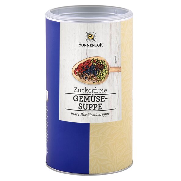 Zuckerfreie Gemüsesuppe bio 850 g, Gastrodose groß